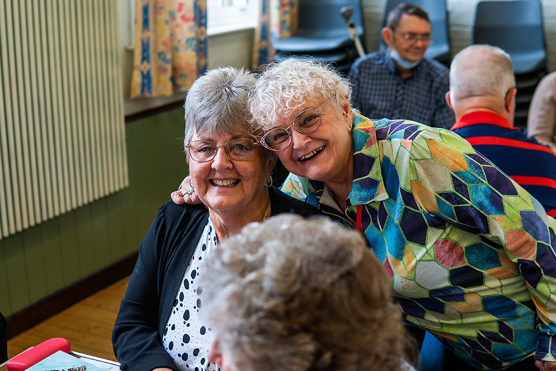 People in social care setting